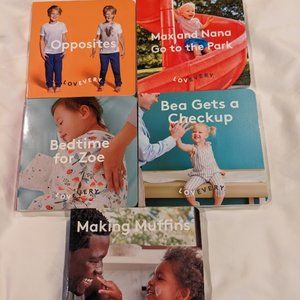 Lovevery board book bundle of 4 (muffin book not included)